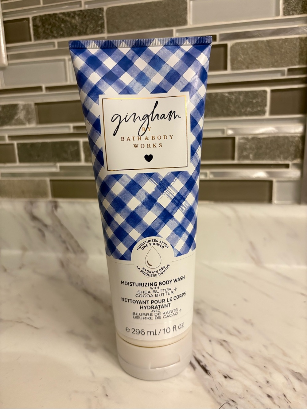 Gingham by Bath & Body Works Moisturizing Body Wash Shea Butter Cocoa butter